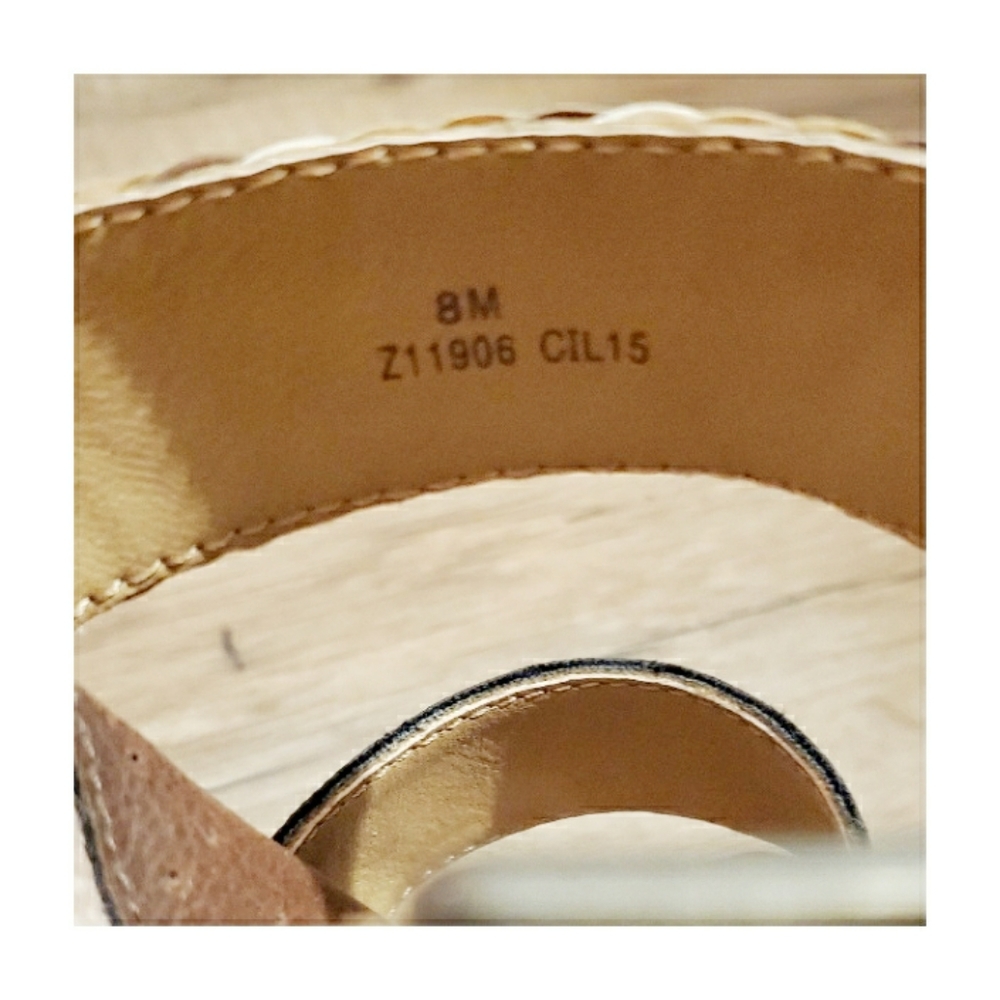 NWOT Boc wedge heel sandal brown/tan size 8 M - Picture 4 of 7